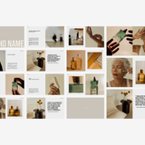 Brand Deck Canva Template for Freelance Creatives, Social Media Managers, Brand Designers, Marketers and More