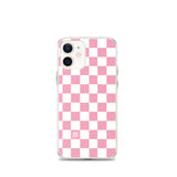 Pink Checkered iPhone Case