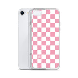 Pink Checkered iPhone Case