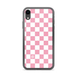 Pink Checkered iPhone Case