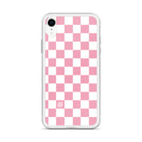 Pink Checkered iPhone Case