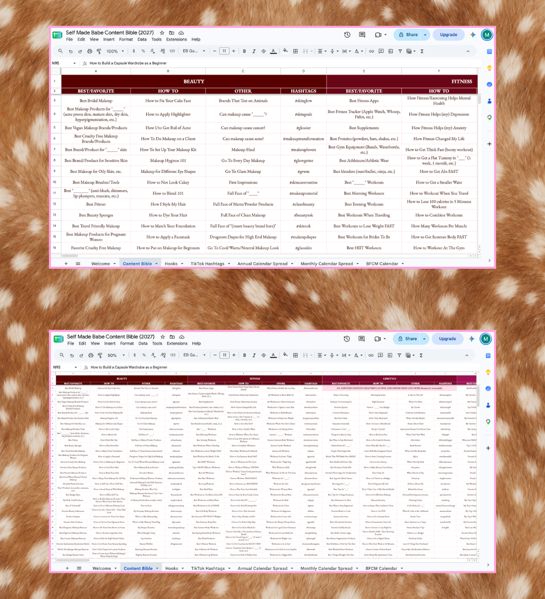 The Content Bible 2027 Social Media Calendar