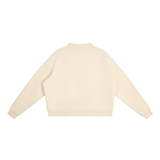 Self Made Babe Mock-Neck Butter Sweatshirt