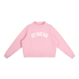 Self Made Babe Mock-Neck Butter Sweatshirt