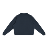 Self Made Babe Mock-Neck Butter Sweatshirt