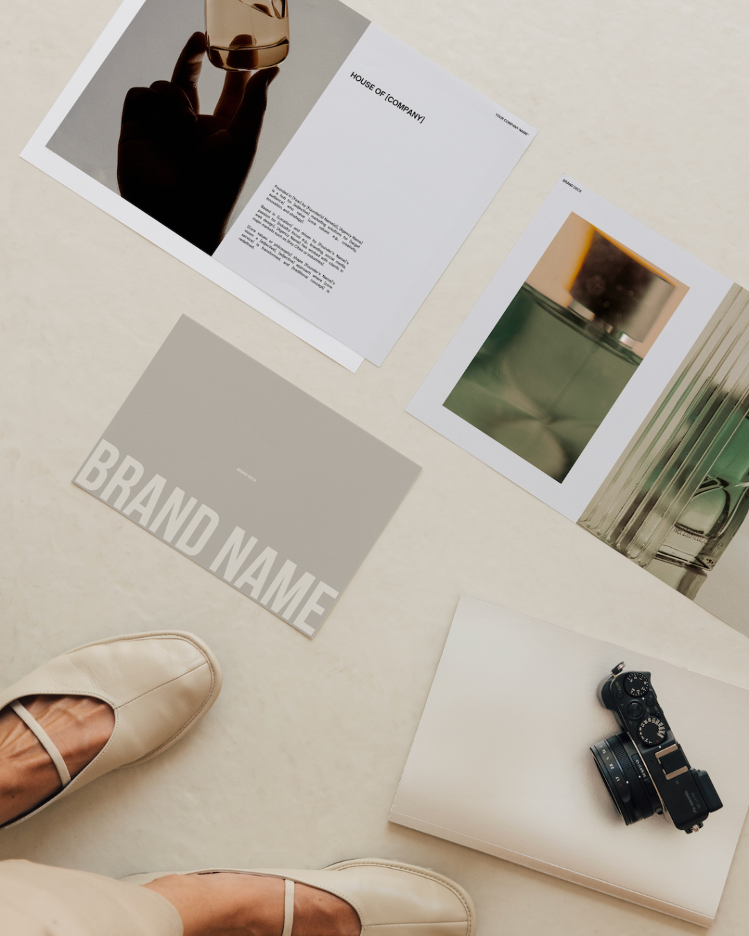 Brand Deck Canva Template for Freelance Creatives, Social Media Managers, Brand Designers, Marketers and More