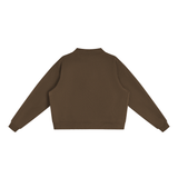 Self Made Babe Mock-Neck Butter Sweatshirt