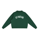 Self Made Babe Mock-Neck Butter Sweatshirt