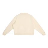 Self Made Babe Self Made Essential Fleece Mock-Neck Crew Sweatshirt