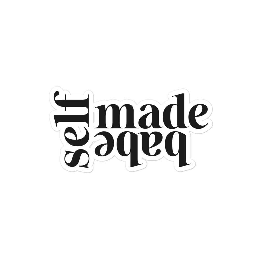 Self Made Babe Bubble-free Sticker
