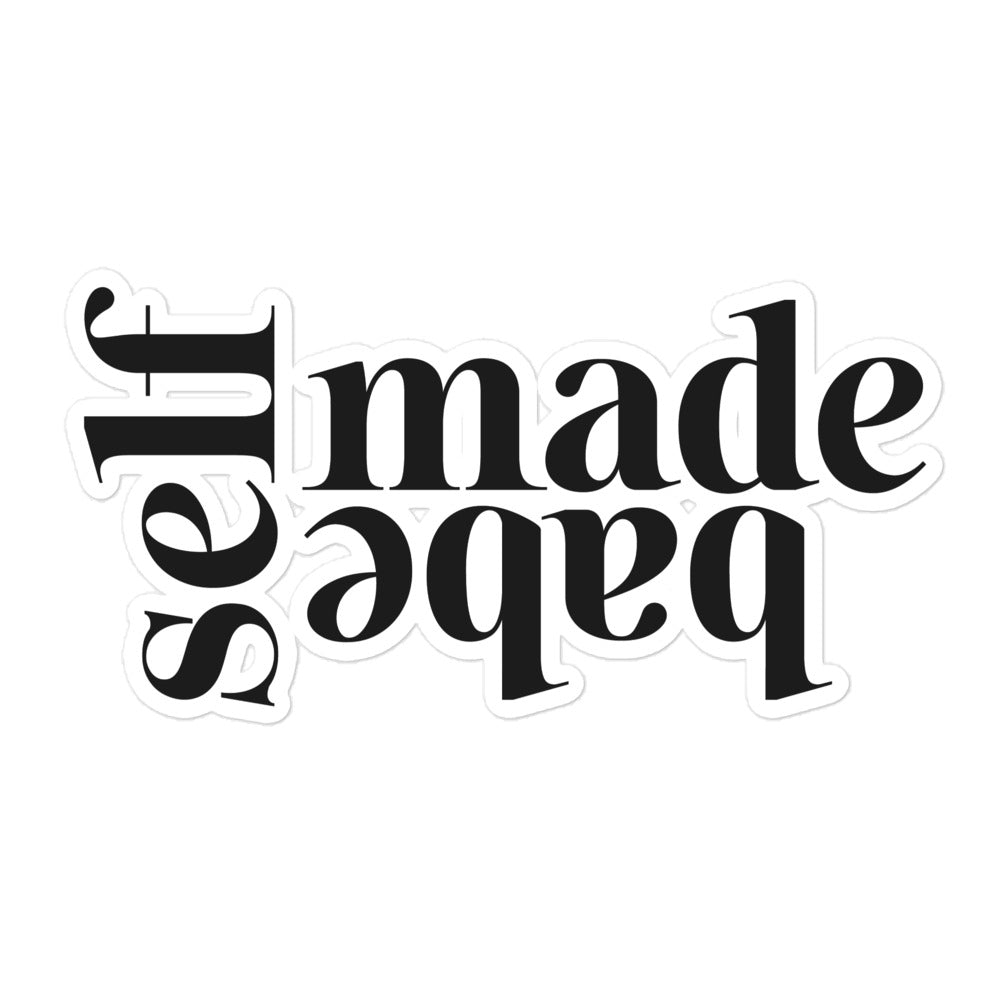 Self Made Babe Bubble-free Sticker