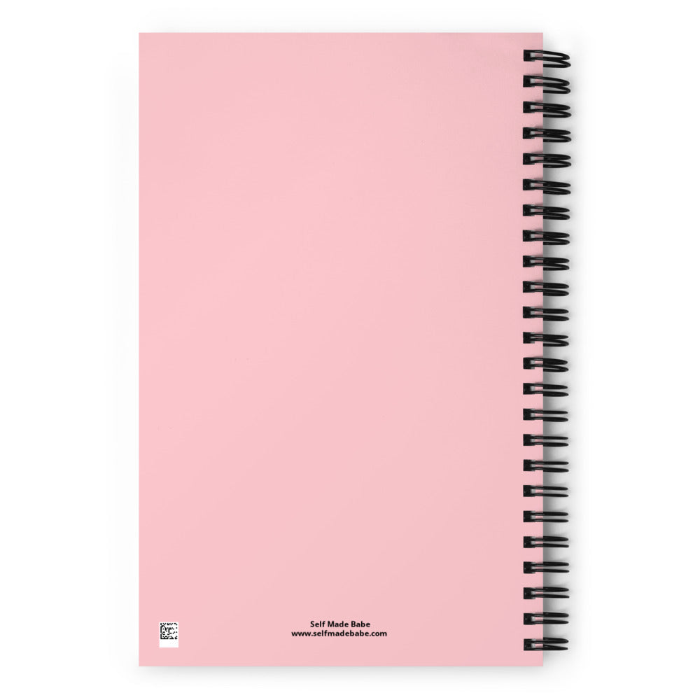 Self Made Babe Community Spiral notebook