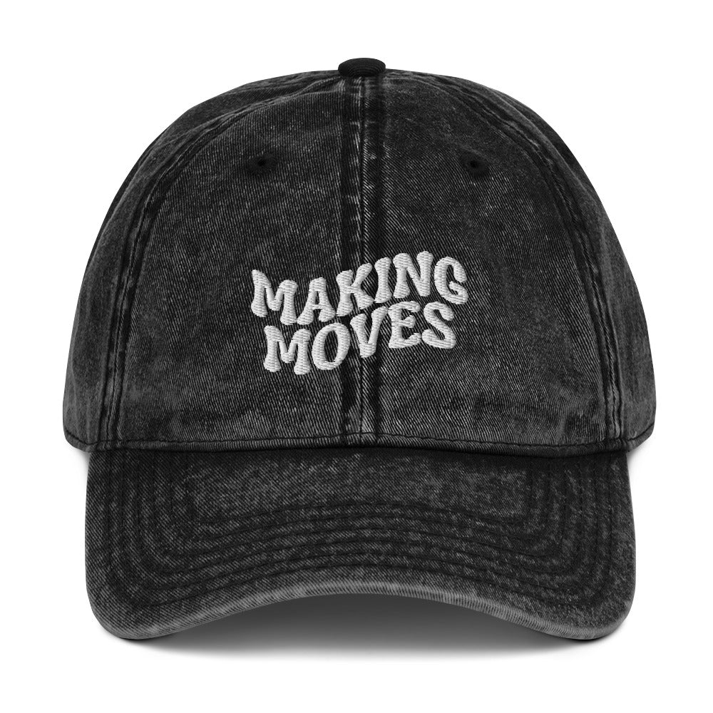 Making Moves Vintage Cotton Twill Cap